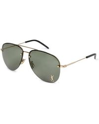 Saint Laurent - Classic 11 M Aviators - Lyst