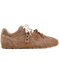 Nokwol - Suede Gum Sole Trainers - Lyst