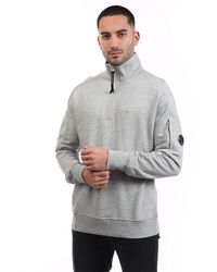 C.P. Company - Diagonal Raised Fleece Half-Zip Sweatshirt - Lyst