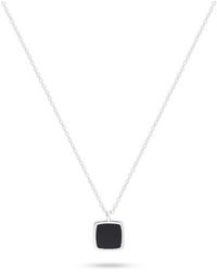 Common Lines - Onyx Pendant Necklace - Lyst