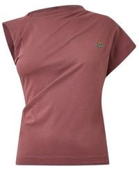 Vivienne Westwood - Logo Cotton Hebo Top T-Shirt - Lyst