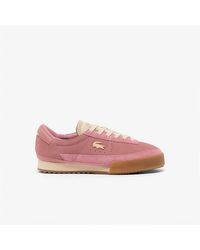 Lacoste - Aura Suede Low-Top Trainers - Lyst