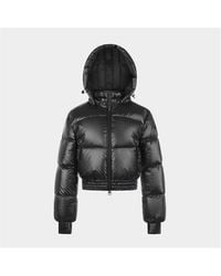 ARCTIC ARMY - Yukon Hooded Funnel Neck Short Puffer Jacket - Lyst