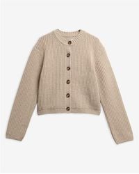 Barbour - Adalyn Wool Long-Sleeve Knitted Cardigan - Lyst