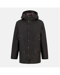 Barbour - Reel Waxed Parka - Lyst