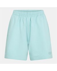 Balenciaga - Stretch Fleece Jogger Shorts - Lyst