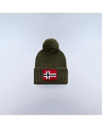 Napapijri - Napapijri Pom-Pom Beanie - Lyst