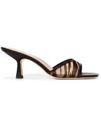 Loeffler Randall - Tavia Mesh Heeled Mules - Lyst