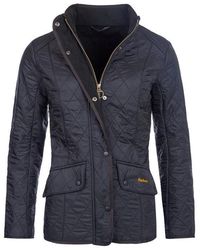 Barbour - Cavalry Polarquilt Diamond-Quilted Fleece-Lined Long Sleeve Slim Fit Quilted Jacket - Lyst