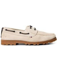 Tommy Hilfiger - Boat Shoe Suede Low-Top Trainers - Lyst