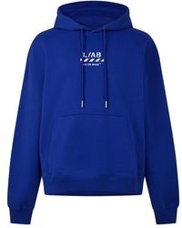 L/AB Off White - L/Ab Off Diag Hoody - Lyst