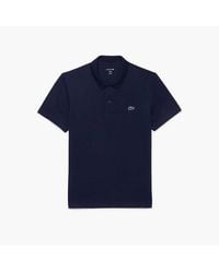 Lacoste - Regular Fit Cotton Blend Polo Shirt - Lyst