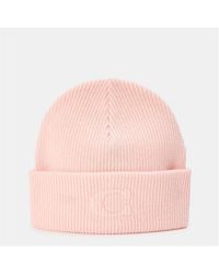 COACH - Embossed C Knit Beanie - Lyst