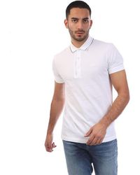 BOSS - Paule 4 Slim Fit Polo Shirt With Tonal Logo - Lyst