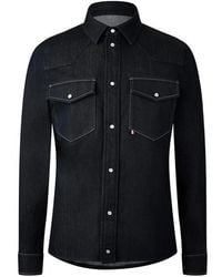 Moncler - Denim Shirt Sn64 - Lyst