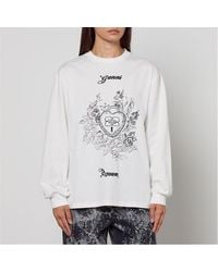 Ganni - Charm Long Sleeve T-Shirt - Lyst