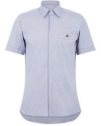 Vivienne Westwood - Cotton Classic Saturn Orb Short-Sleeved Shirt - Lyst