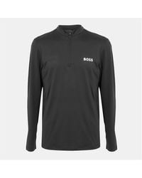 BOSS - 1/4 Zip Performance Tracksuit Top - Lyst