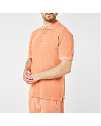 HUGO - Danoe Pique Polo Shirt - Lyst