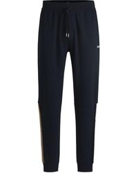 BOSS - Iconic Closed Hem Fleece Joggers - Lyst