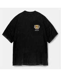 Represent - Crest Cotton Graphic Short Sleeve Oversized T-Shirts - Lyst