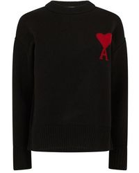 Ami Paris - Adc Crew Neck Jumper - Lyst