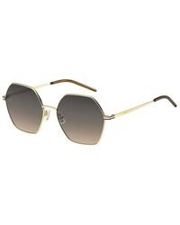 BOSS - Geo Round Sunglasses - Lyst