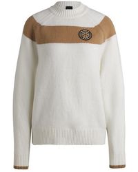 BOSS - Lightweight Knitted Tailored Fit Top - Lyst