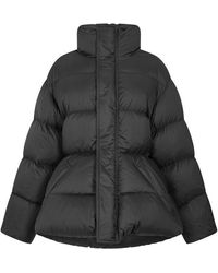 Balenciaga - Bal Hourgls Short Puffer Jacket - Lyst