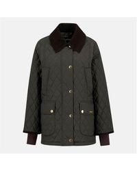 Barbour - Modern Beadnell Long Sleeve Thigh Length Quilted Jacket - Lyst
