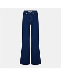 Ami Paris - Flare High Rise Wide Leg Jeans - Lyst