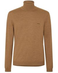 BOSS - Baldebert E Turtle Neck Jumper - Lyst