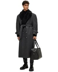 BOSS - Yama Tailored Fit Formal Coat - Lyst