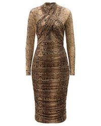 Bardot - Aliyah Midi Bodycon Dress - Lyst