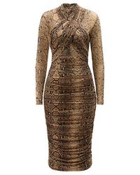 Bardot - Aliyah Midi Bodycon Dress - Lyst