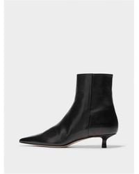 Aeyde - Sofie Cow Boot Ankle Heeled Boots - Lyst