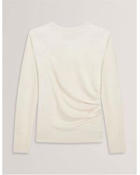 Ted Baker - Woven Front Top - Lyst