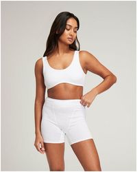 Nudea - Dipped Front Bralette Organic Cotton - Lyst
