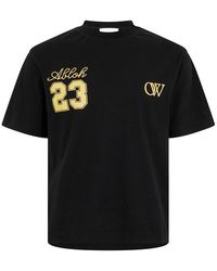 Off-White c/o Virgil Abloh - 23 Skate Cotton Short Sleeve Oversized Fit T-Shirt - Lyst