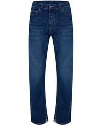 Off-White c/o Virgil Abloh - Zip Skate Mid Rise Straight Leg Jeans - Lyst
