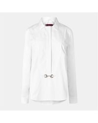 Gucci - Plain Long Sleeve Shirt - Lyst