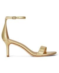 Ralph Lauren - Allie Mid Heeled Sandals - Lyst