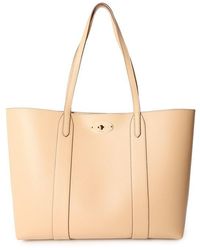 Mulberry - Bayswater Tote Cashmere Taupe - Lyst