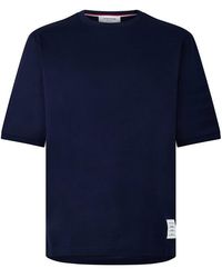 Thom Browne - Tb Ss 4Bar Rib Tee Sn63 - Lyst