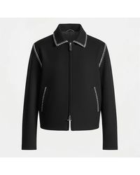 Manière De Voir - Alex Whipstitch Twill Boxy Jacket - Lyst