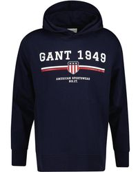 GANT - Graphic Hoodie - Lyst
