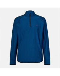 BOSS - Active 1/4 Zip Fleece - Lyst