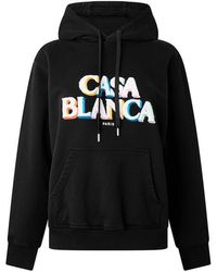 CASABLANCA - Drawstring Hooded Sweatshirt - Lyst