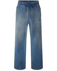 Off-White c/o Virgil Abloh - Open Hem Fleece Joggers - Lyst