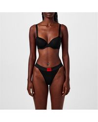 HUGO - Label String Thong - Lyst